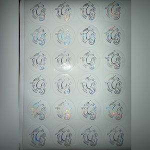 26 GLOSSIER LONDON STICKER SHEET